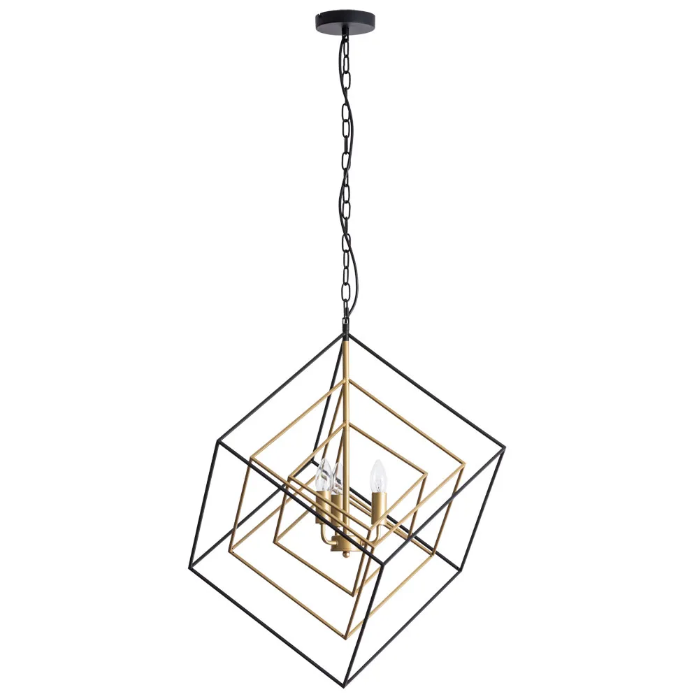 картинка Подвесной светильник Arte Lamp AMBASADOR A5283SP-3BK