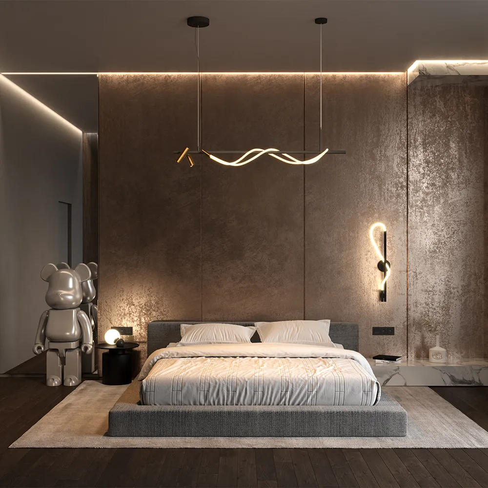 картинка Подвесной светильник Maytoni MOD166PL-L30GB3K