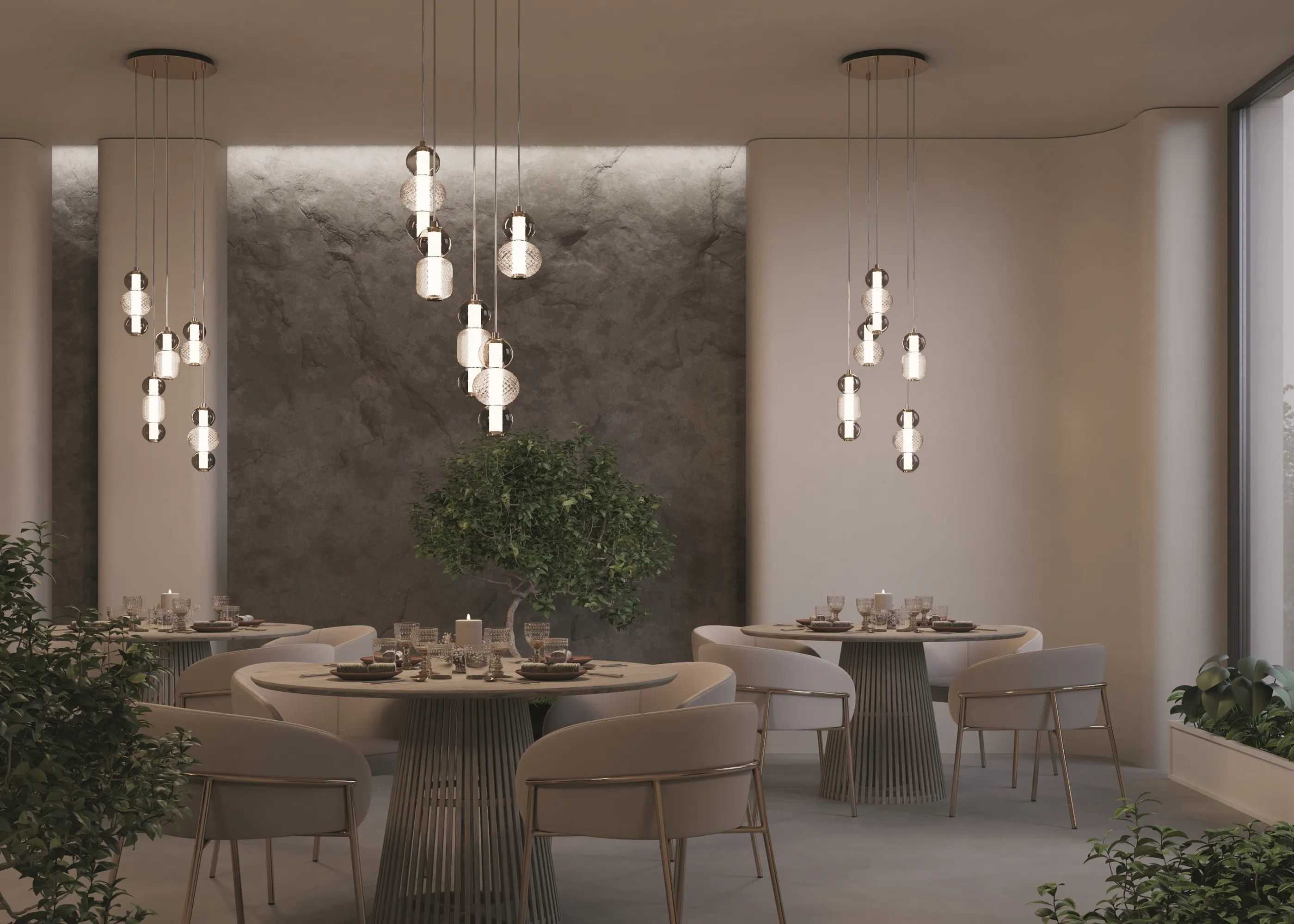 картинка Подвесной светильник Maytoni MOD273PL-L80CH3K