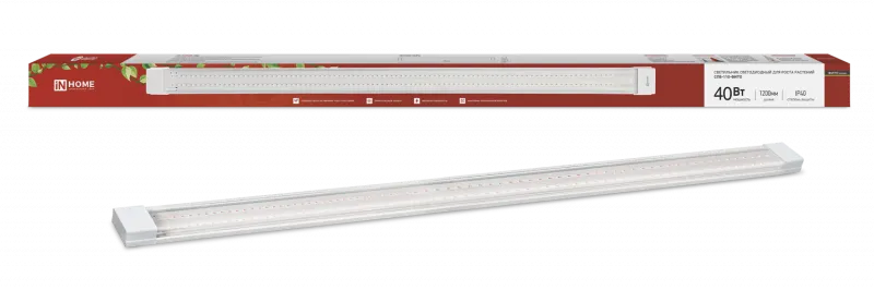 картинка Светильник светодиодный СПБ-110 STD-ФИТО красно-синий спектр 40Вт 1200мм IP40 IN HOME