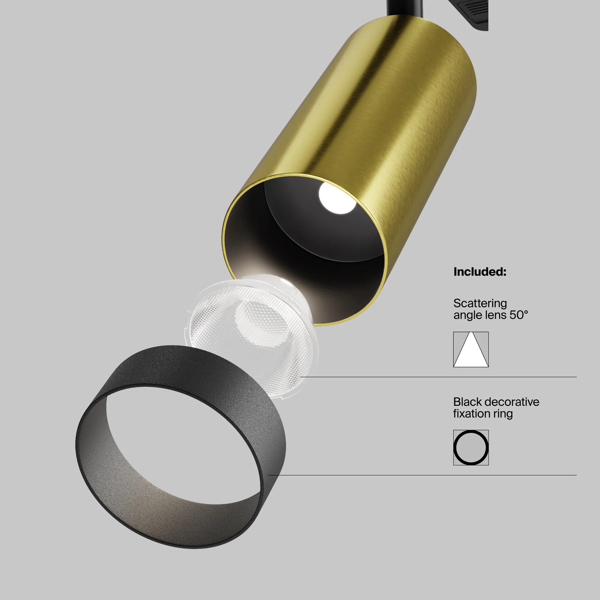 картинка Потолочный светильник Technical C055CL-L12W4K-W-BS