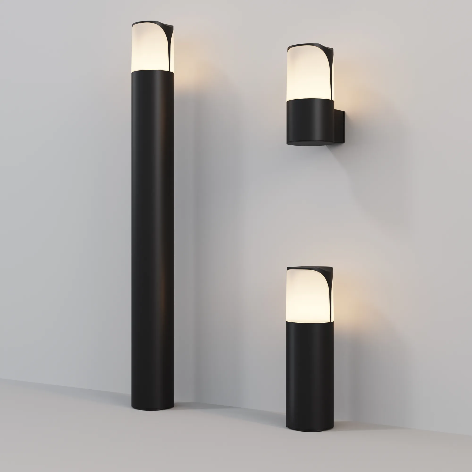 картинка Настенный светильник (бра) Outdoor O016WL-01B