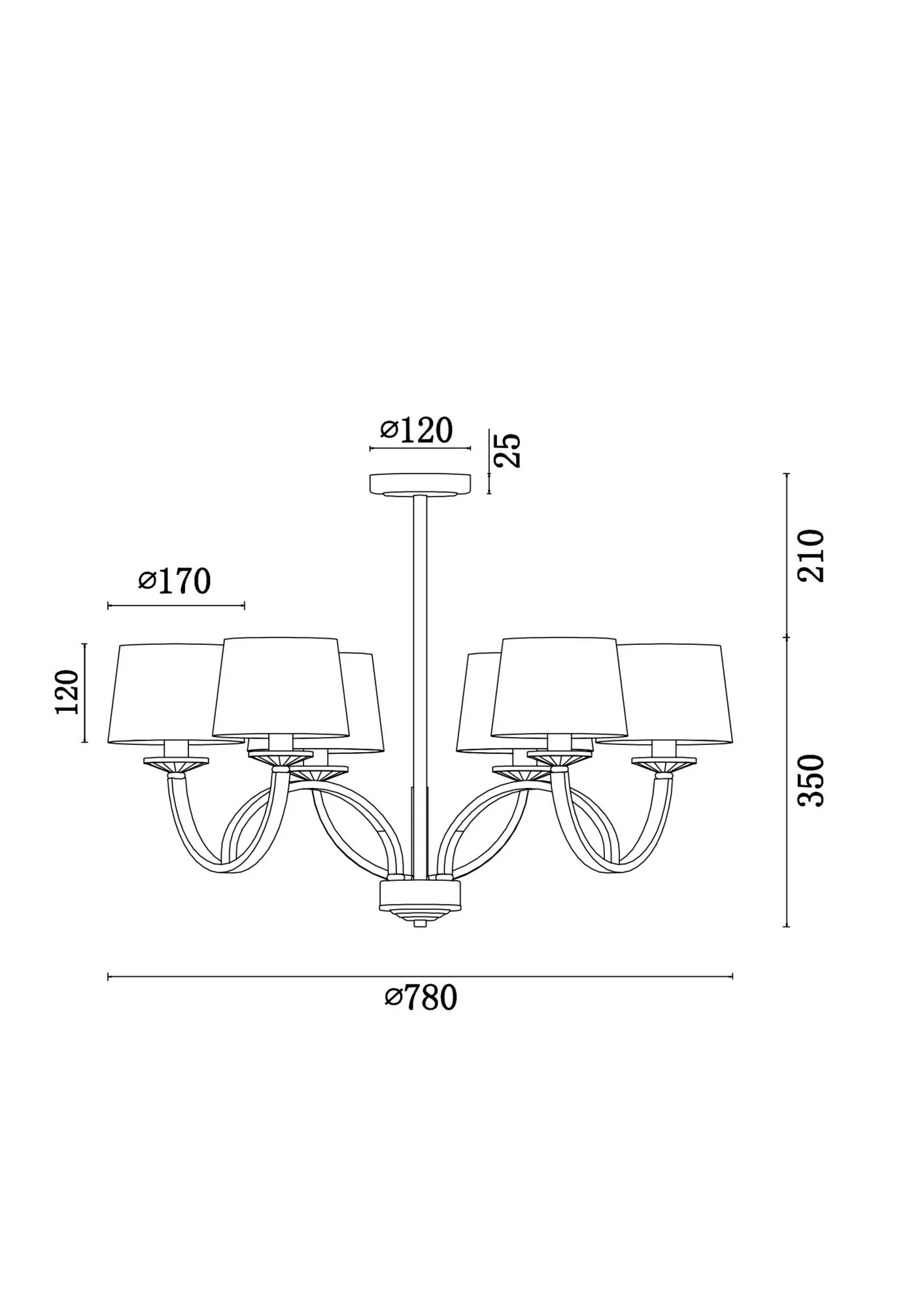картинка Люстра Freya FR5034PL-06CH