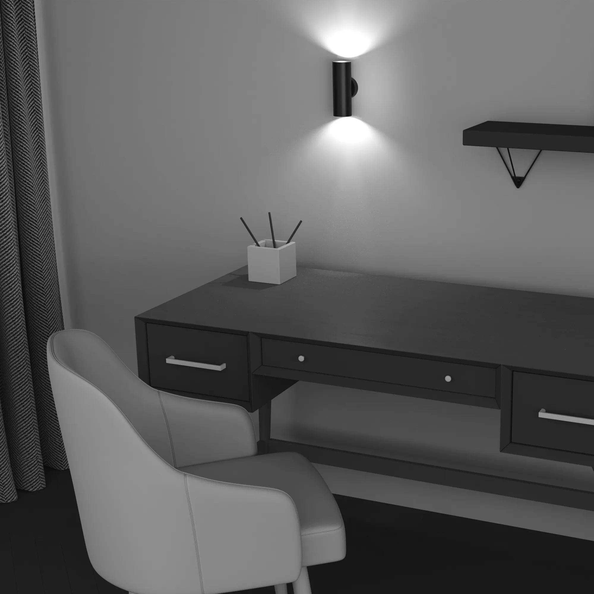 картинка Настенный светильник (бра) Technical C068WL-02B