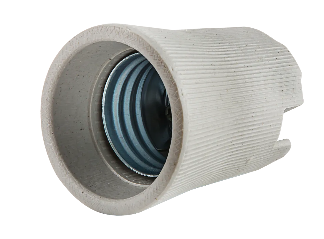 картинка Патрон Е27 Д-002 керамический накладной IN HOME