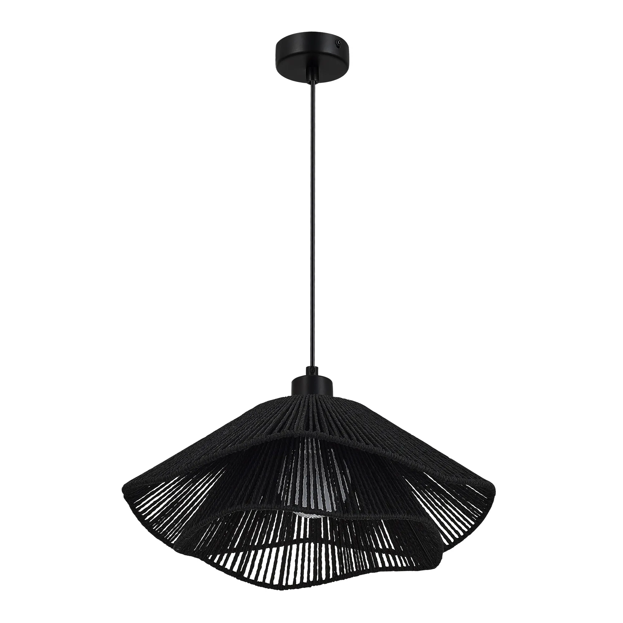 картинка SLE6023-403-01 Светильник подвесной черный/черный E27 1*40W