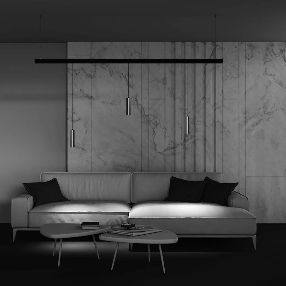 картинка Трековый подвесной светильник Technical TR041-2-12W4K-BBS