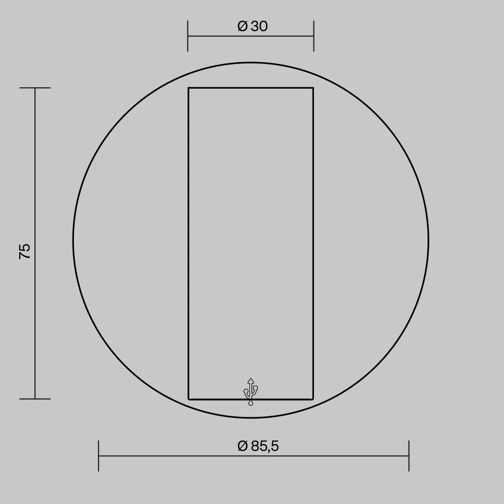 картинка Настенный светильник (бра) Technical C081WL-L3WBS3K