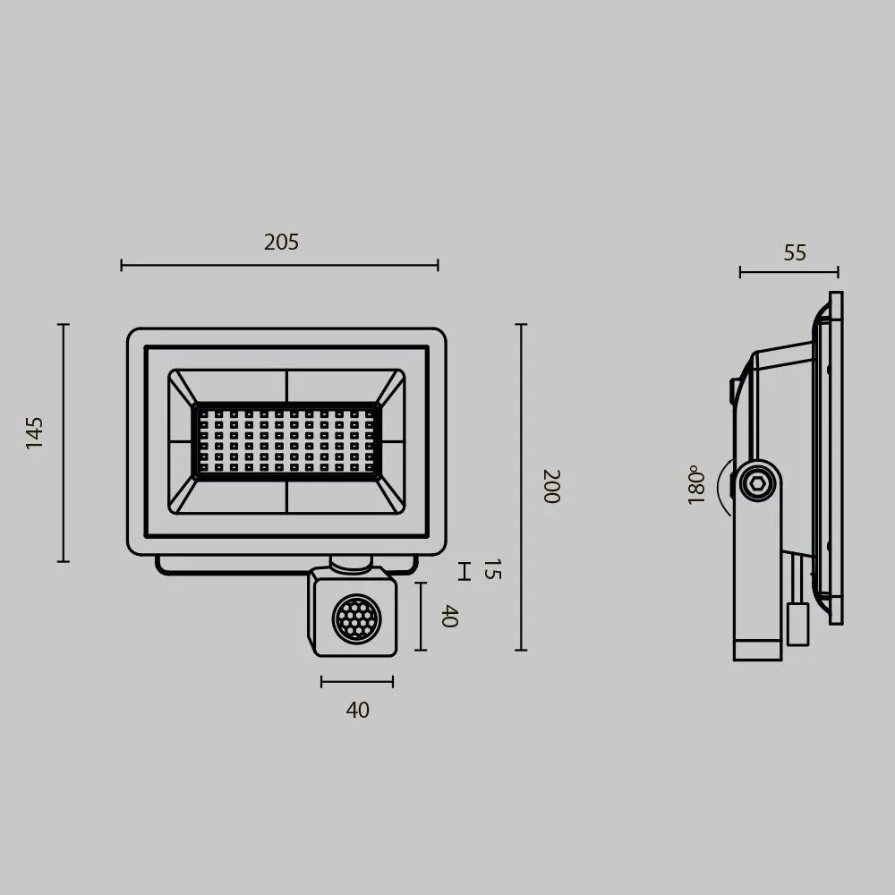 картинка Прожектор Outdoor FL001-L50B6KSR