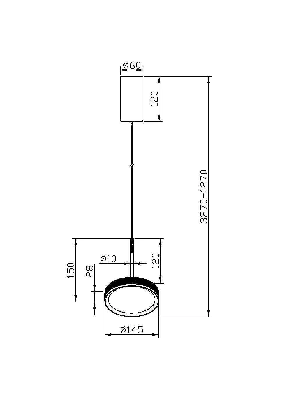 картинка Подвесной светильник Maytoni MOD041PL-L15WG3K