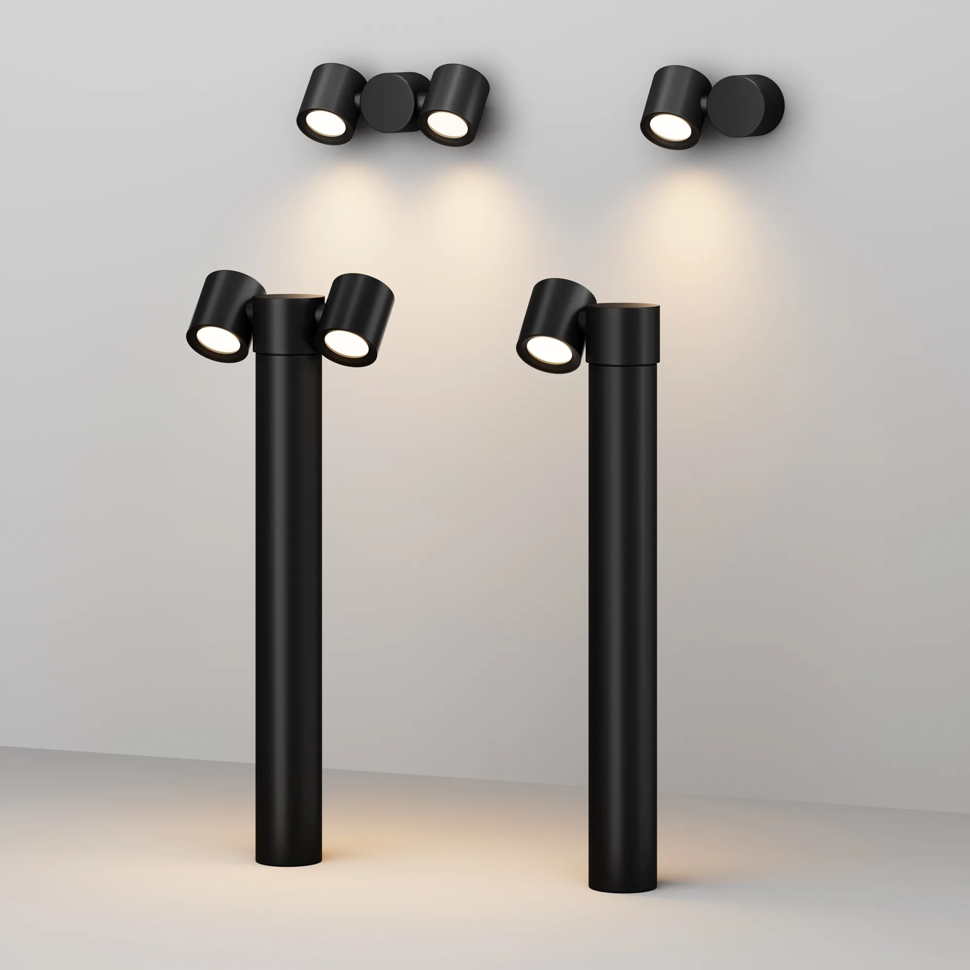 картинка Настенный светильник (бра) Outdoor O010WL-02B