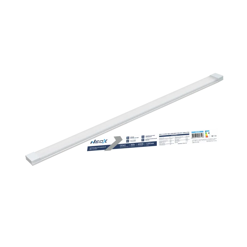 картинка Светильник светодиодный ДПО-110 ОПАЛ 36Вт 230В 4000К 1200мм IP40 NEOX