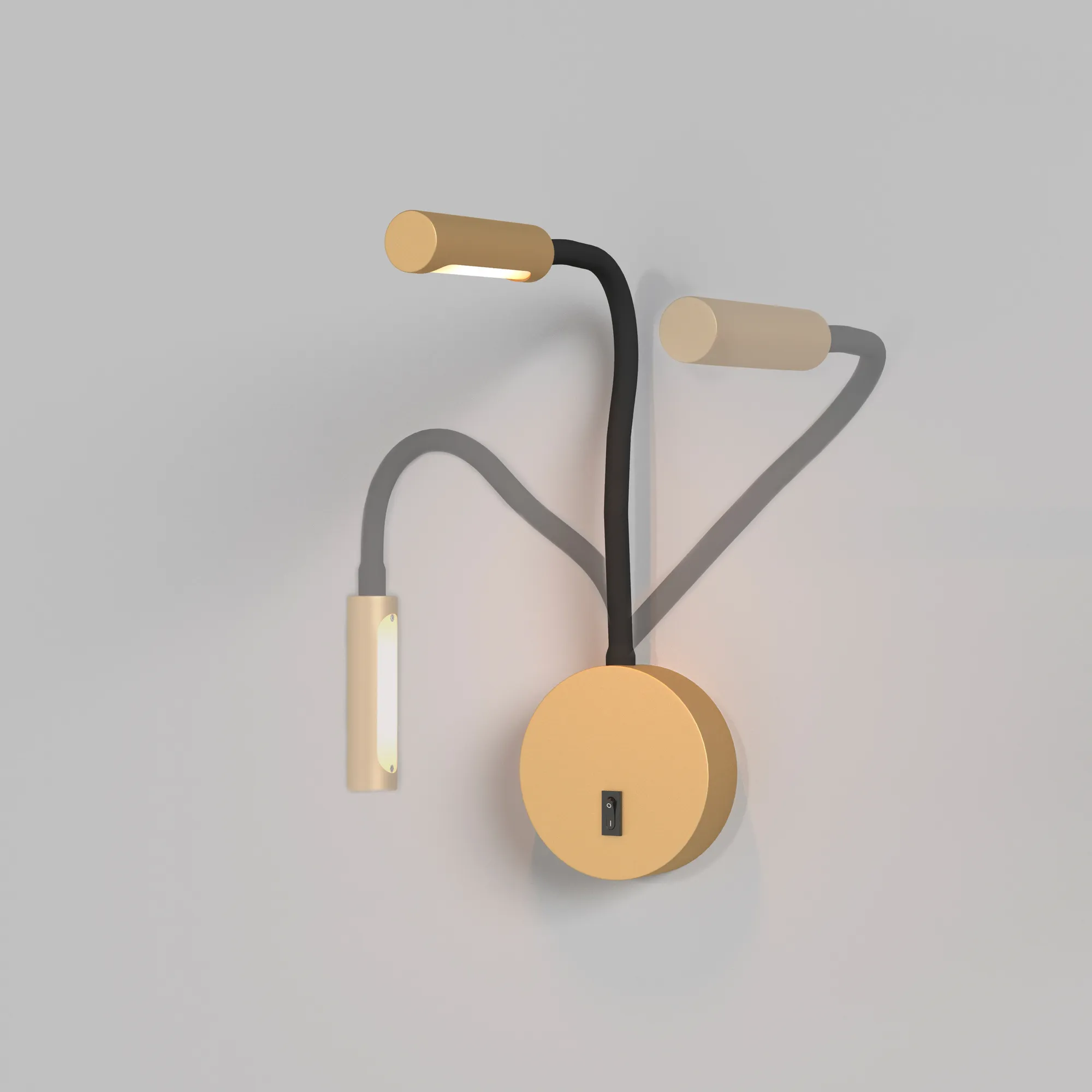 картинка Настенный светильник (бра) Technical C035WL-L3MG3K