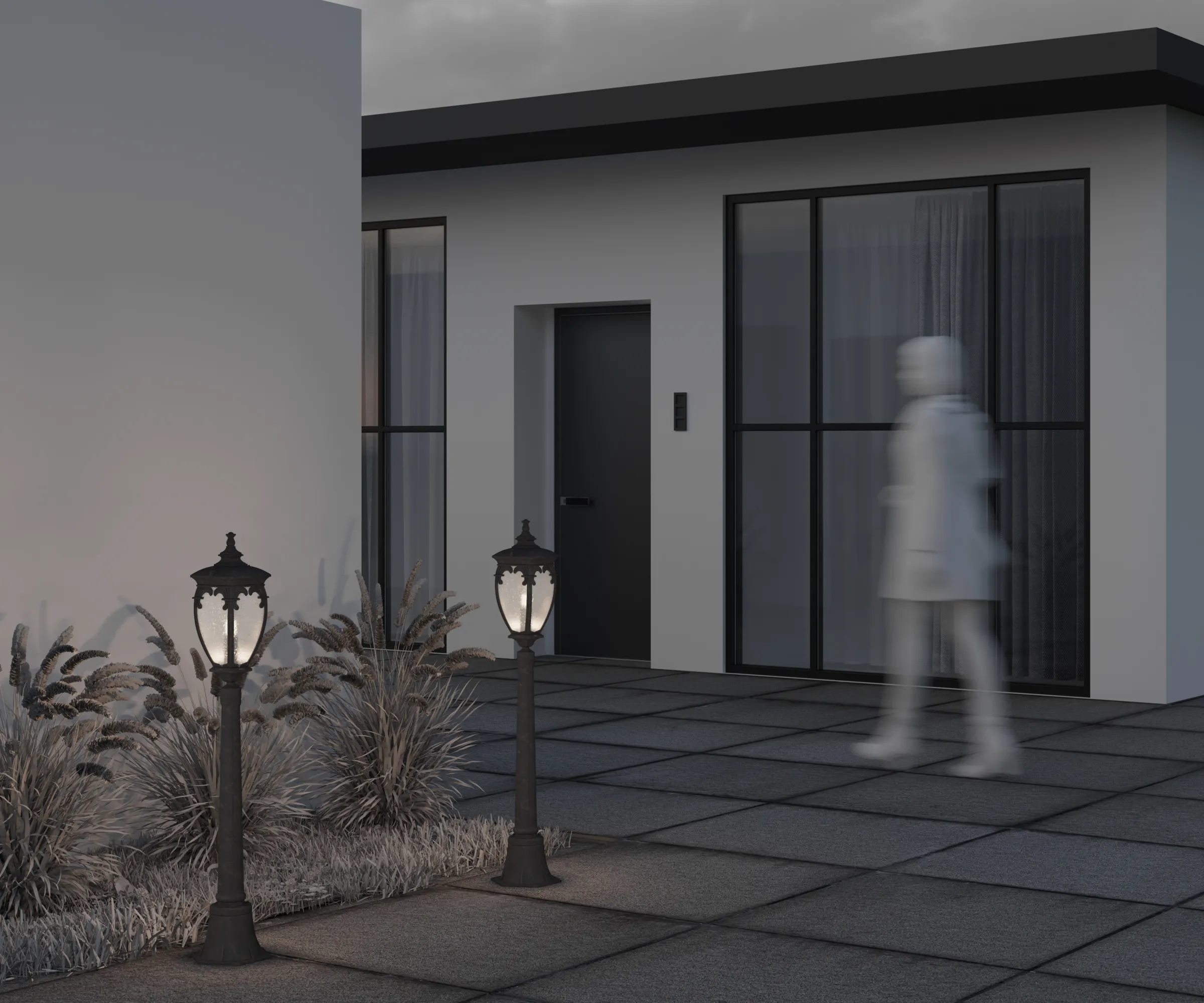 картинка Ландшафтный светильник Outdoor O414FL-01BZ1