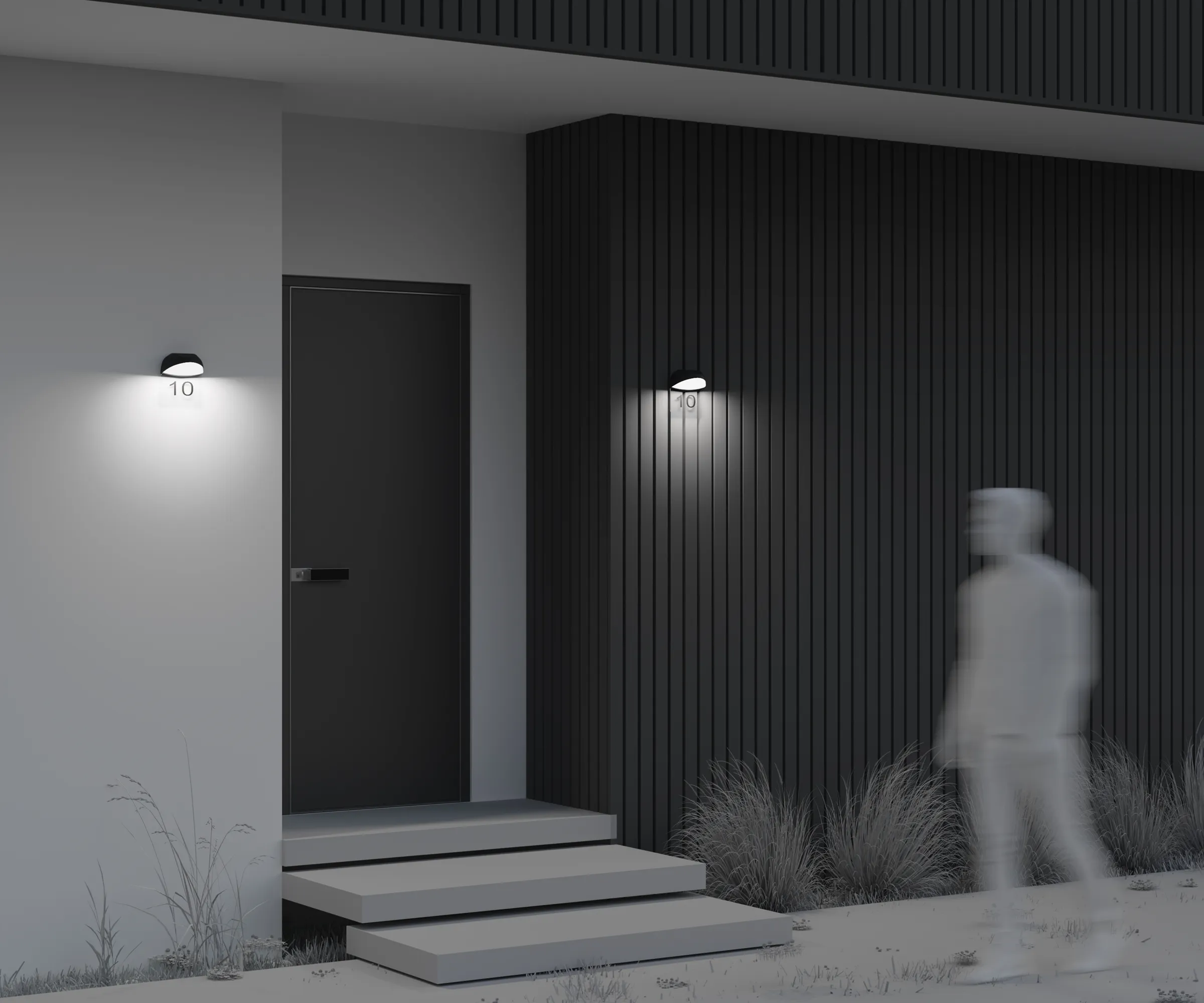 картинка Настенный светильник (бра) Outdoor O447WL-L7GF3K