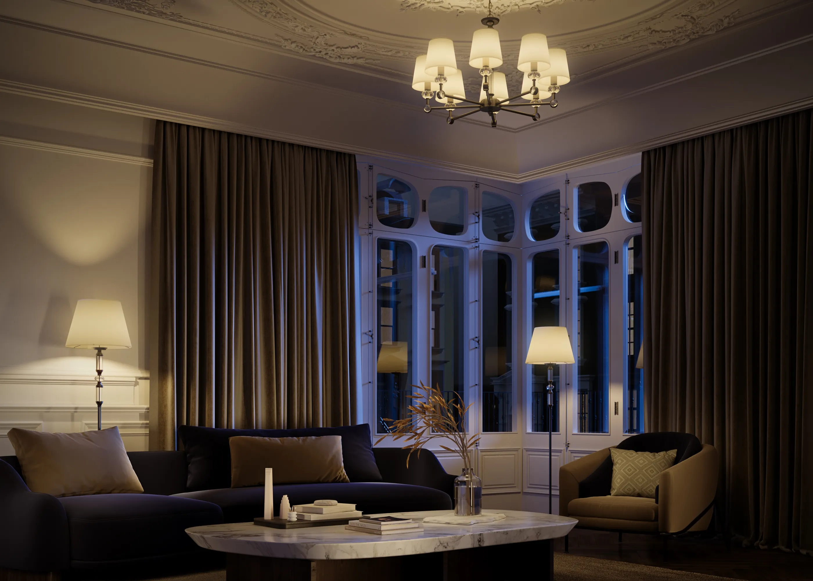 картинка Напольный светильник (торшер) Maytoni MOD018FL-01CH