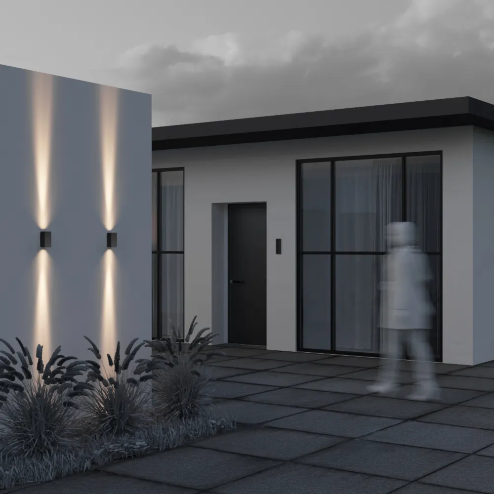 картинка Настенный светильник (бра) Outdoor O570WL-L10B3K