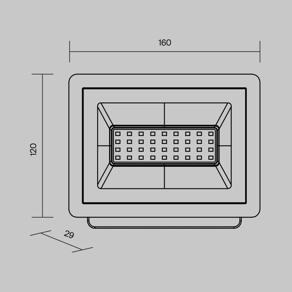 картинка Прожектор Outdoor FL001-L30B6K