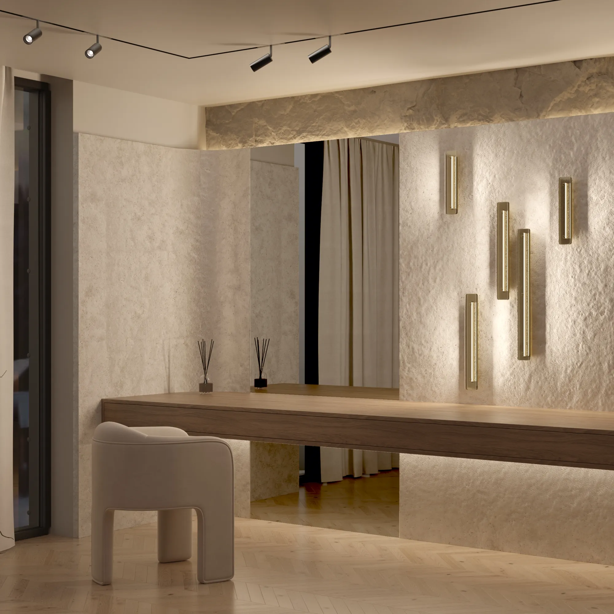 картинка Настенный светильник (бра) Maytoni P091WL-L7G3K