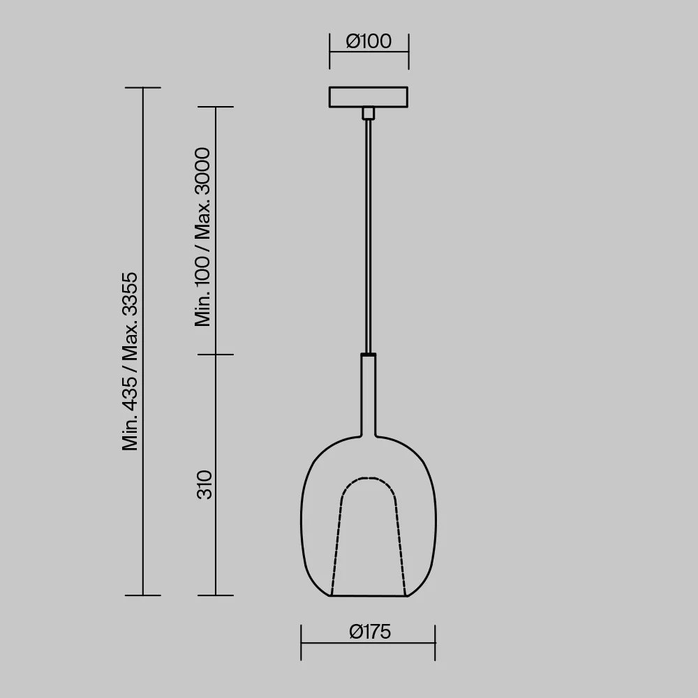 картинка Подвесной светильник Maytoni MOD271PL-01W1