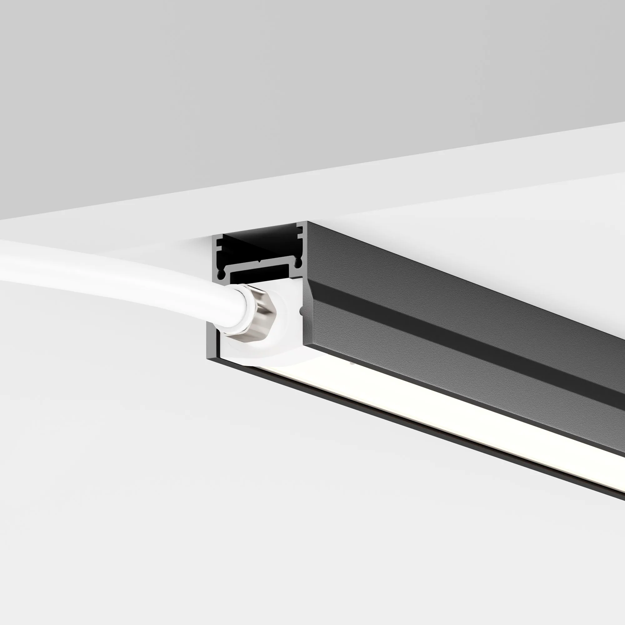 картинка Токоведущий светильник для уличной трековой систем Outdoor O-TR001-LL-L20W3K