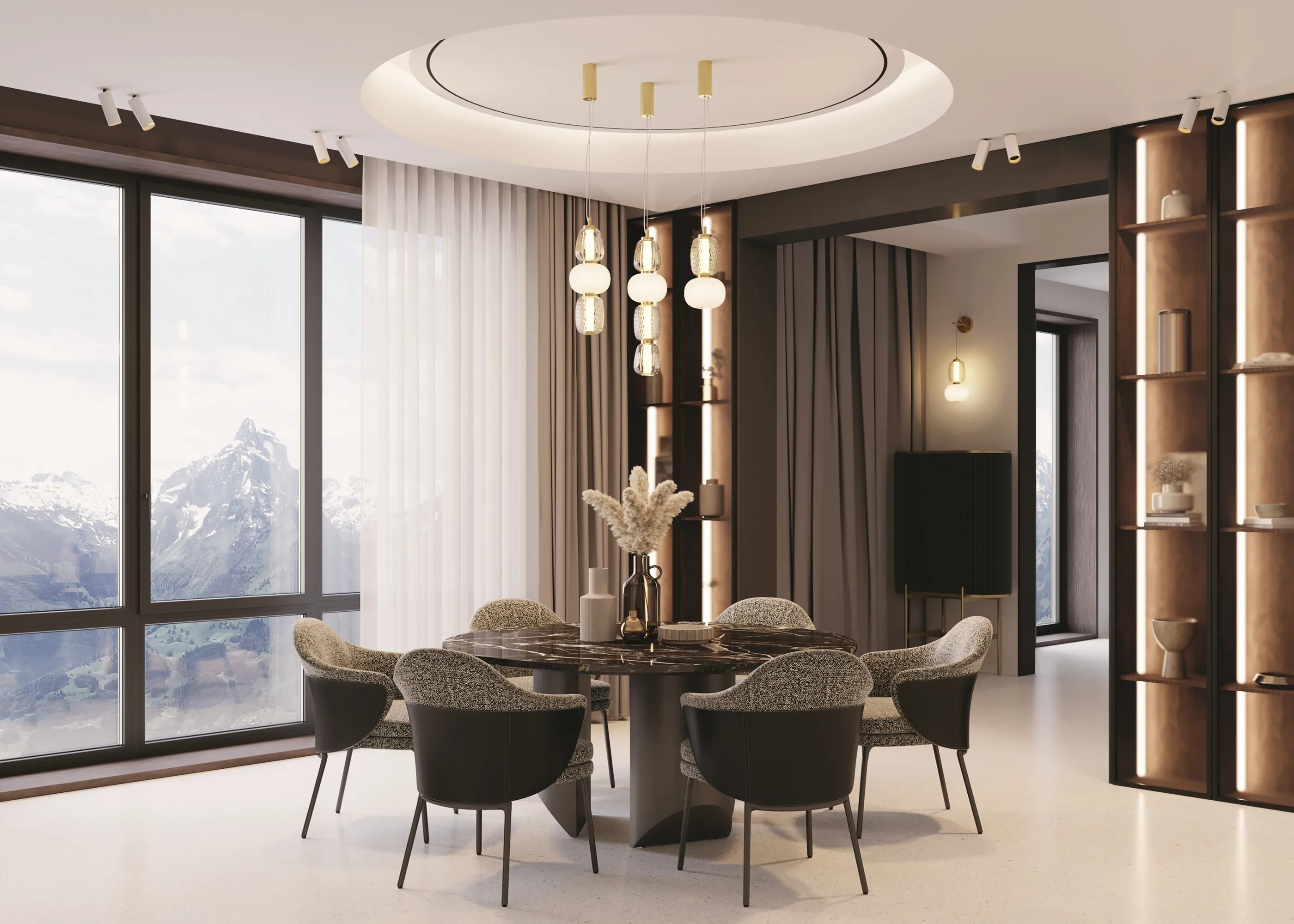 картинка Настенный светильник (бра) Maytoni MOD267WL-L18G3K