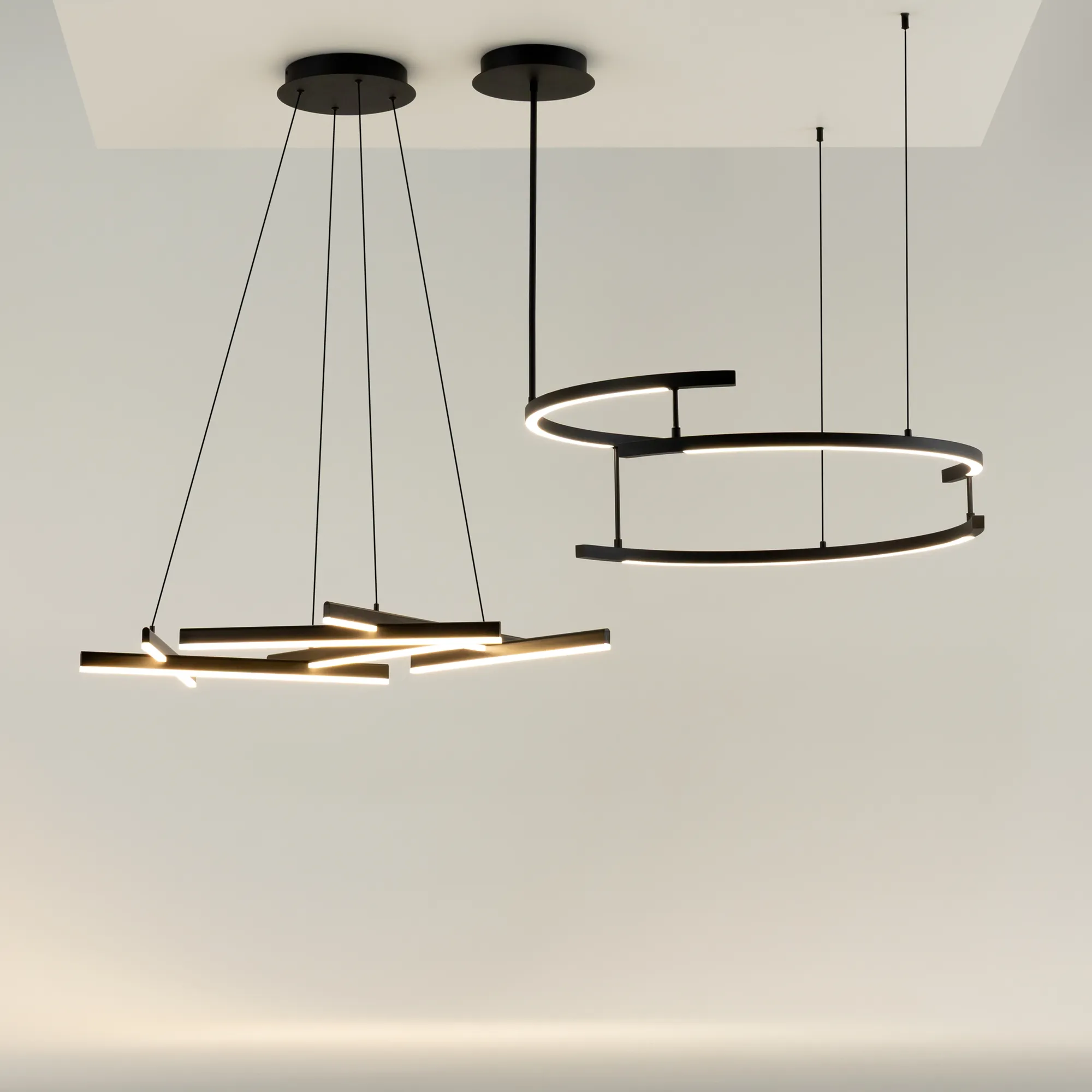 картинка Подвесной светильник Maytoni MOD016PL-L80BK