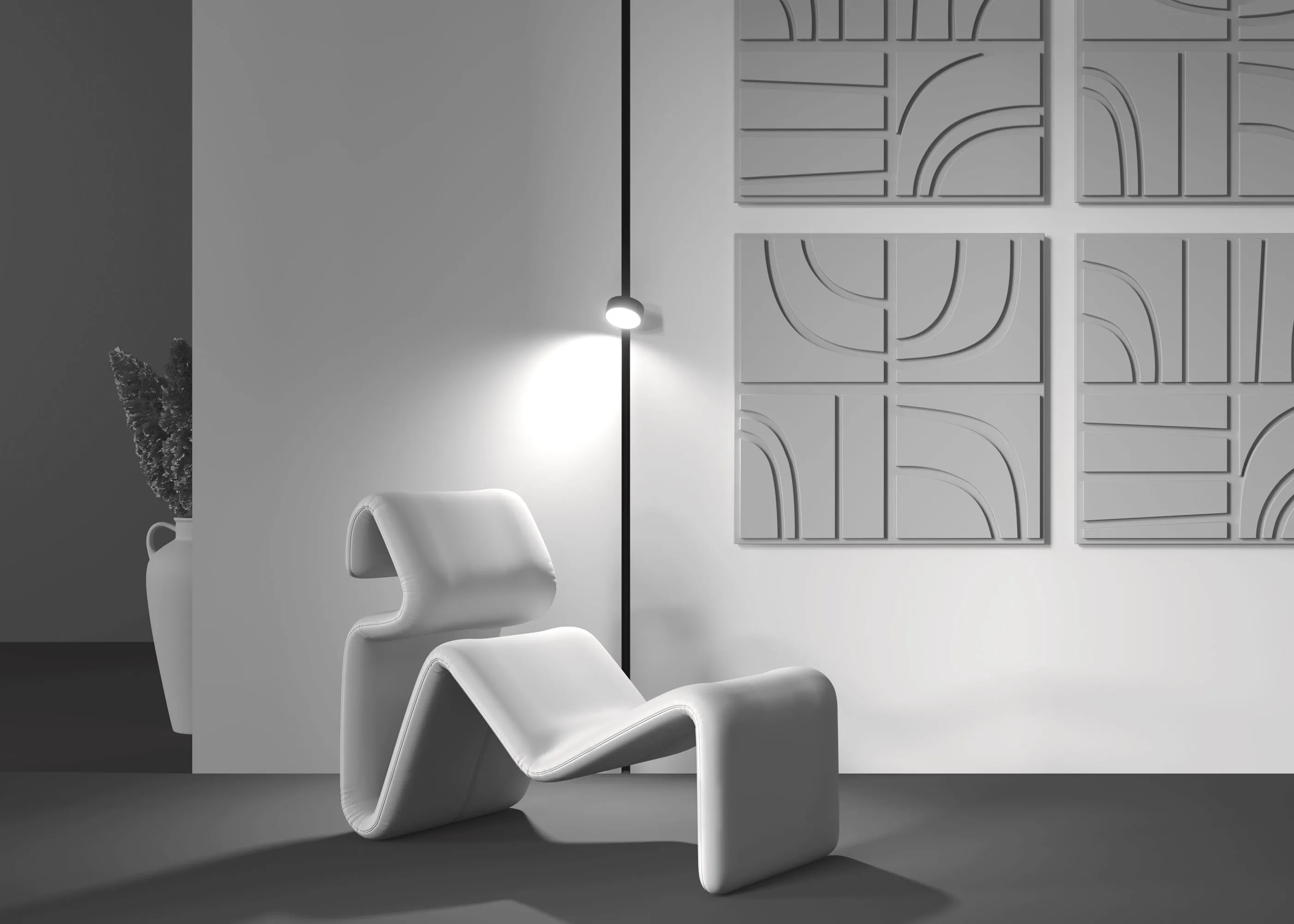 картинка Трековый светильник Technical TR040-4-18WTW-DD-B