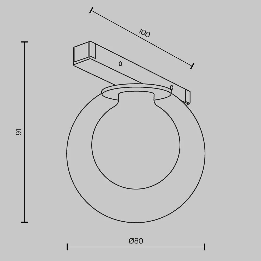 картинка Трековый светильник Technical TR181-1-4WTW-B