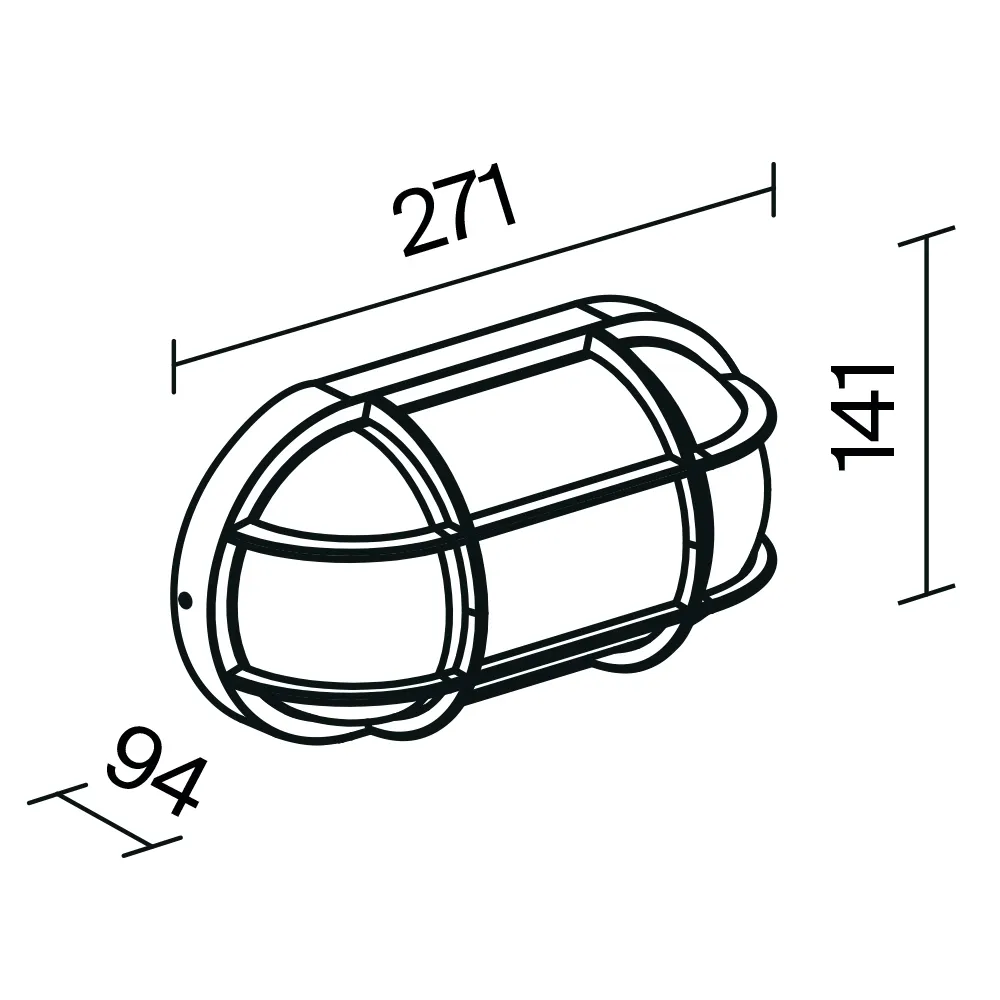 картинка Настенный светильник (бра) Outdoor O449WL-01GF1