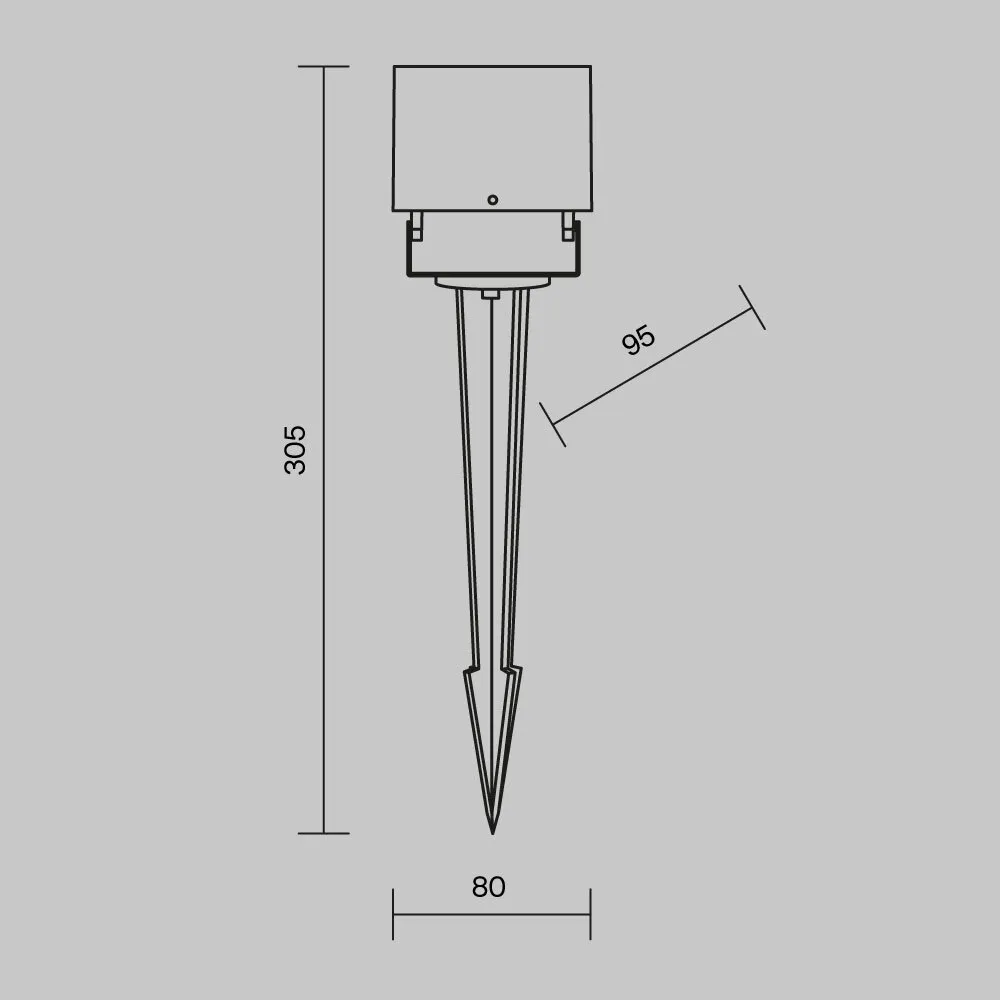 картинка Ландшафтный светильник Outdoor O309FL-L8B3K