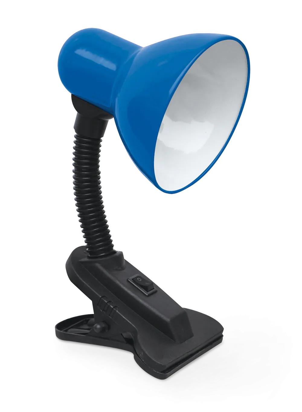 картинка Светильник настольный под лампу на прищепке СНП 21ТС-E27 230В СИНИЙ (с подвесом) IN HOME