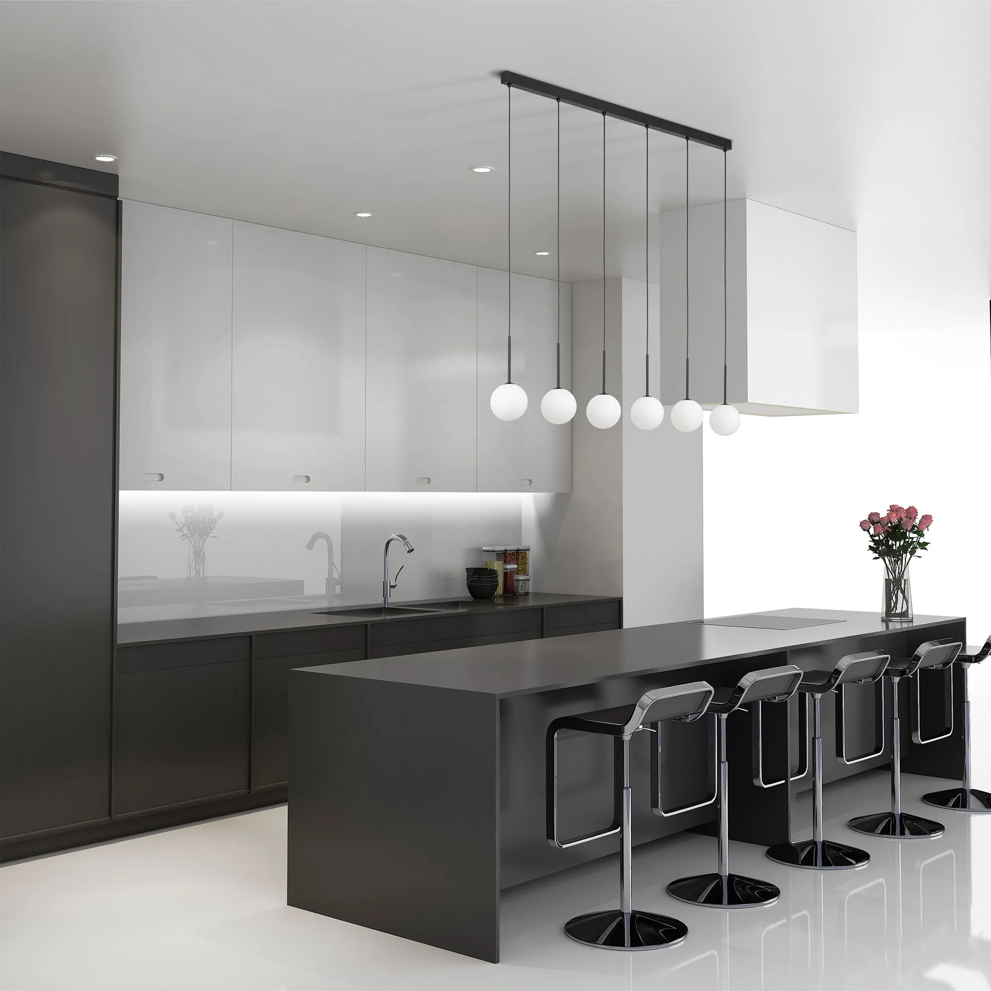 картинка Подвесной светильник со стеклянными плафонами 4504 Martin