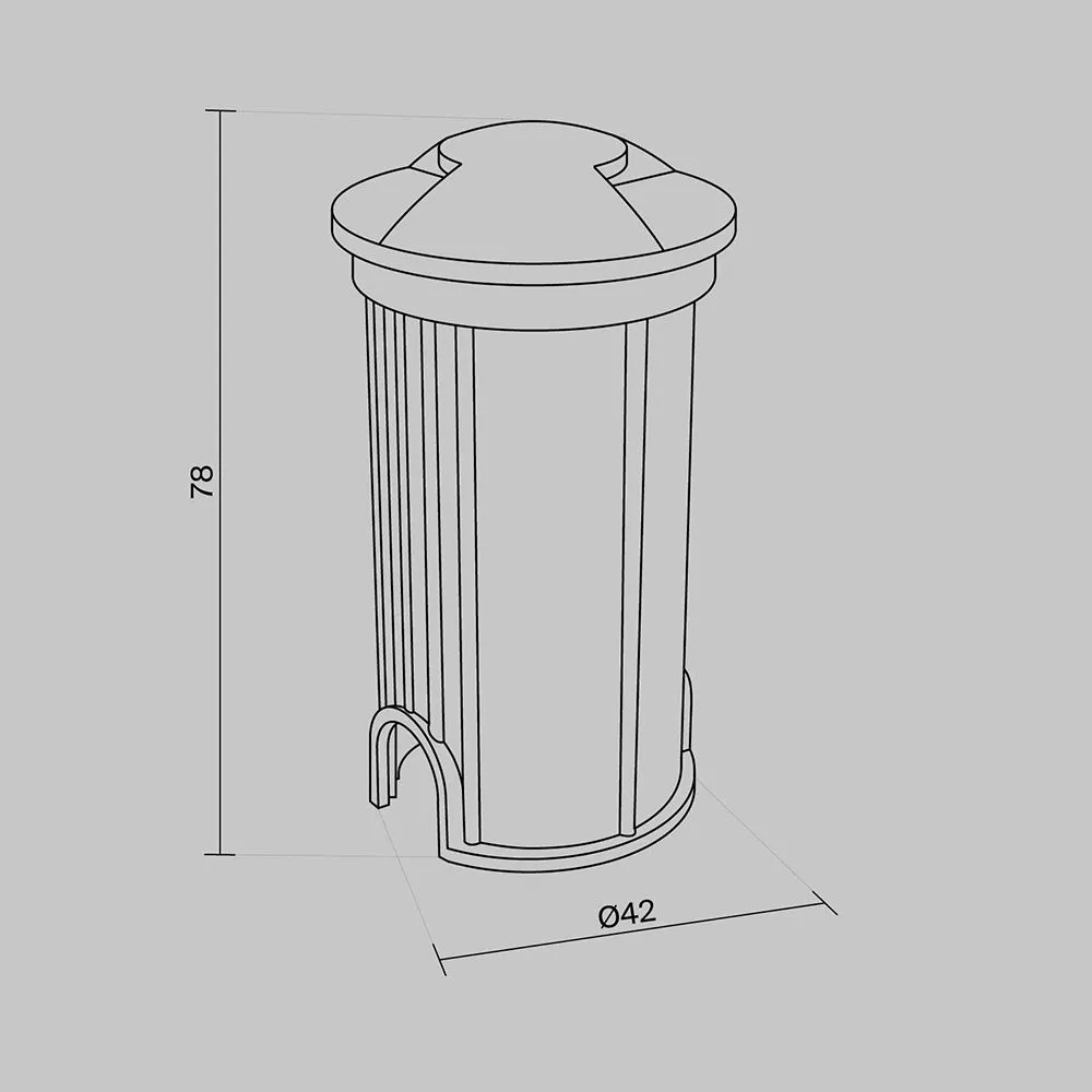 картинка Уличный встраиваемый светильник Outdoor O044DL-L1S3K1