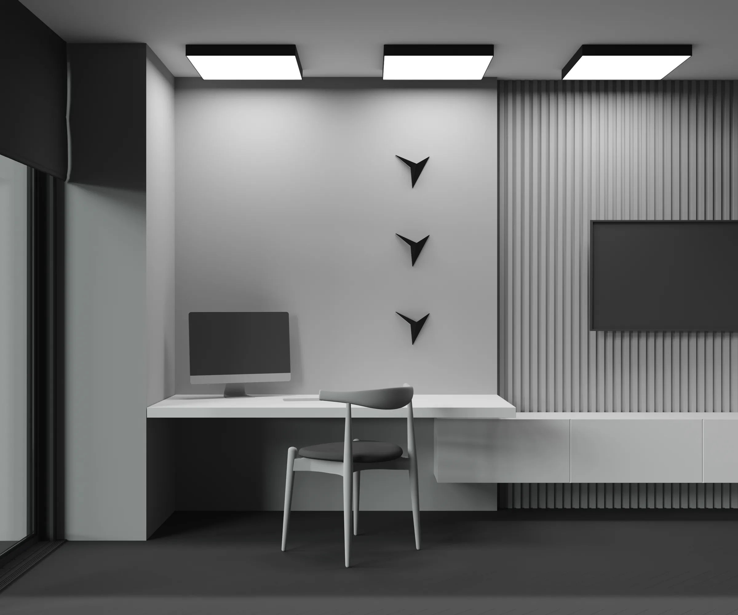 картинка Потолочный светильник Technical C032CL-90W3K-SQ-B