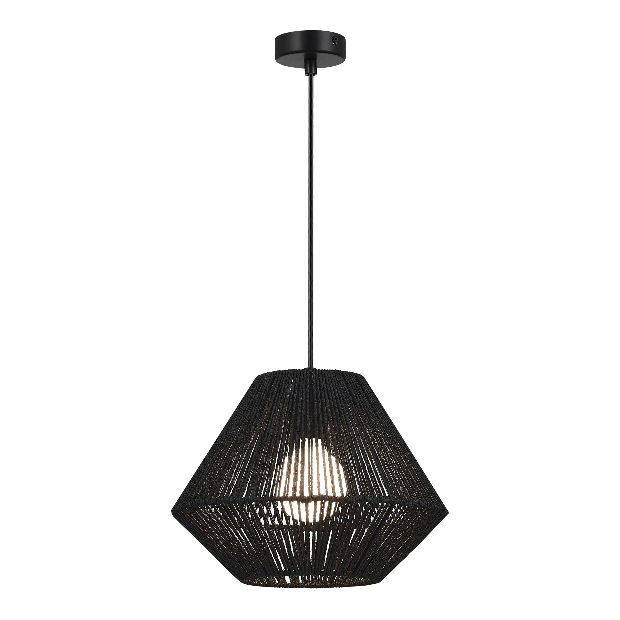 картинка SLE6025-403-01 Светильник подвесной черный/черный E27 1*40W