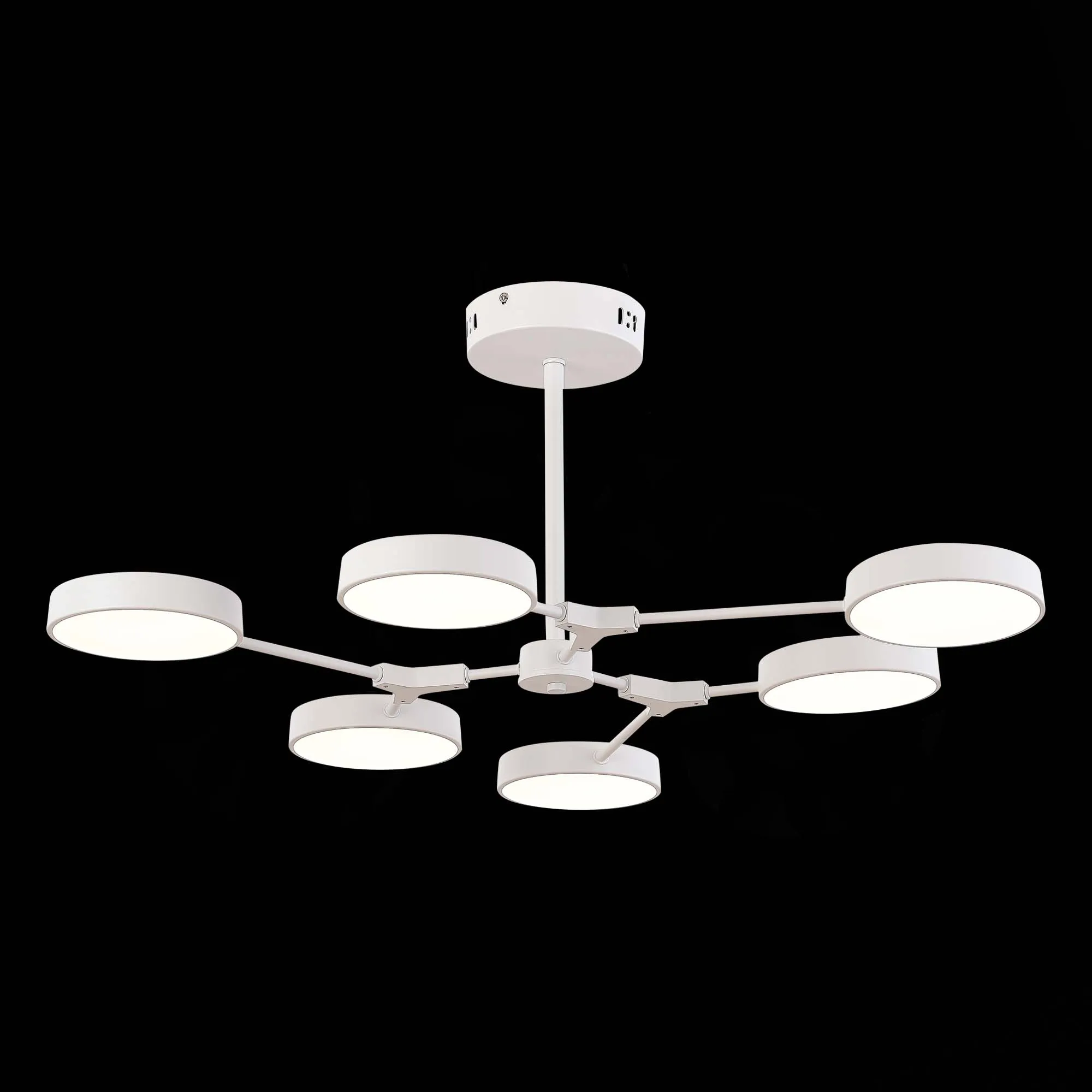 картинка SLE6003-502-06 Светильник потолочный Белый/Белый LED 6*10W
