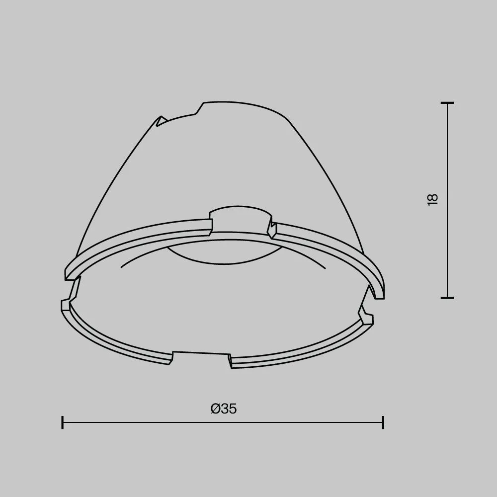 картинка Аксессуары честный знак Technical LensD35-18