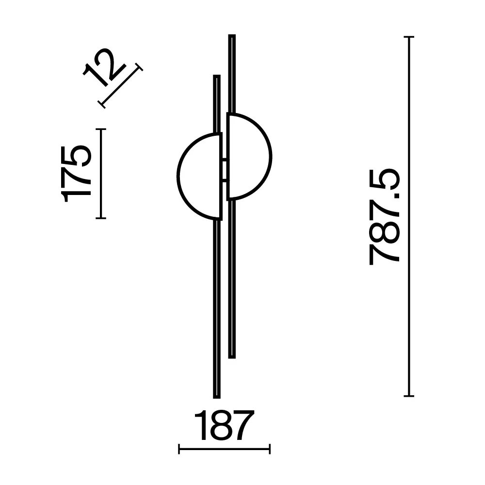 картинка Настенный светильник (бра) Maytoni MOD179WL-L22BS4K1