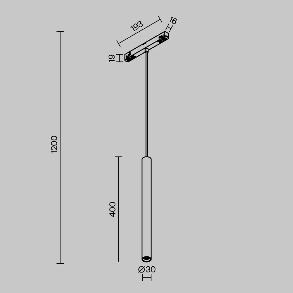 картинка Трековый светильник Technical TR226-4-5WTW-M-DSZ-W