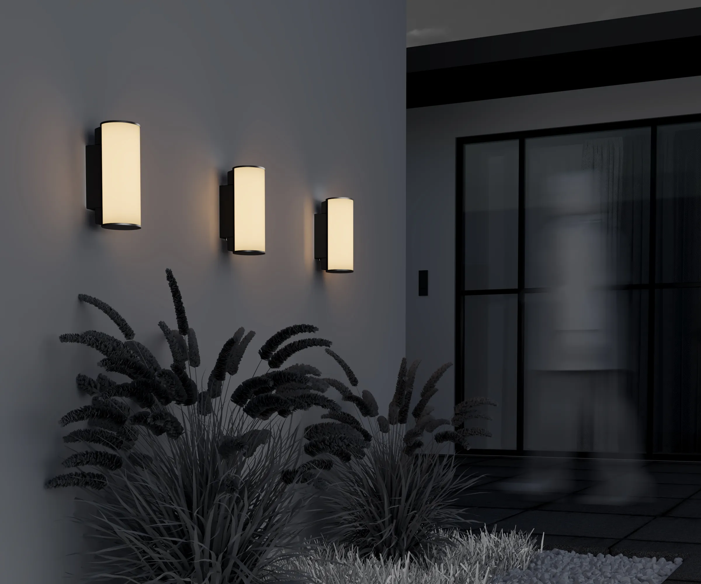 картинка Настенный светильник (бра) Outdoor O434WL-L12GF3K