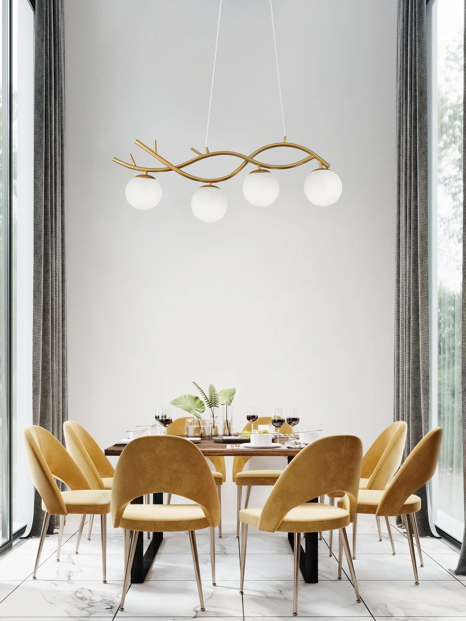 картинка Подвесной светильник Freya FR8014PL-04BS