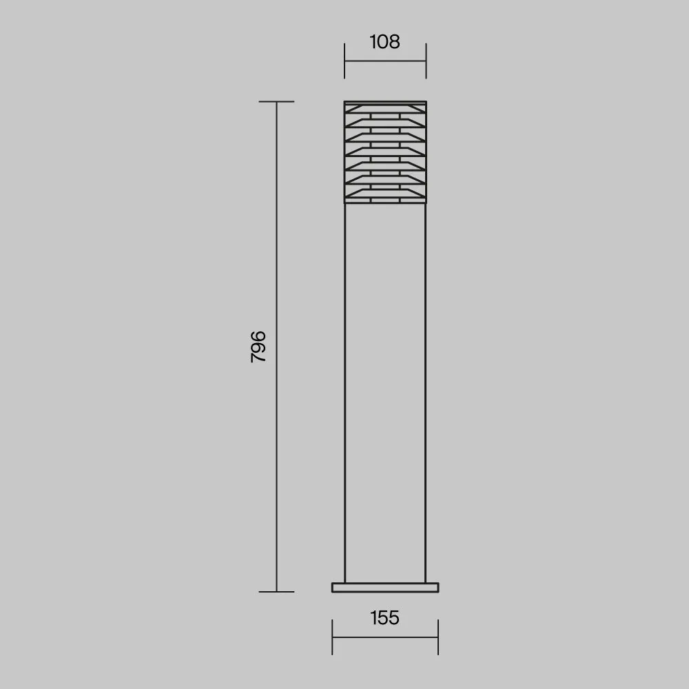 картинка Ландшафтный светильник Outdoor O576FL-01B