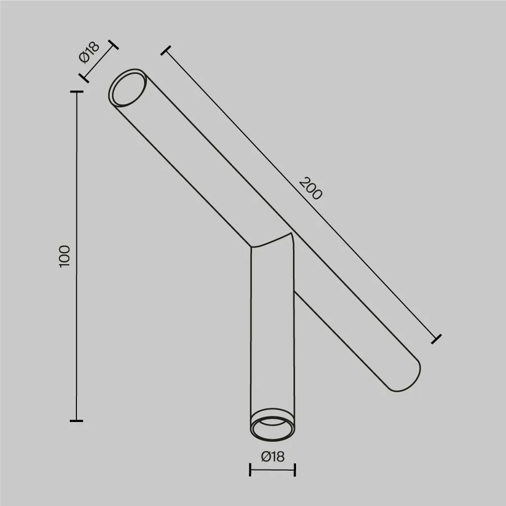 картинка Светильник Technical C102CL-3W3-6K-B