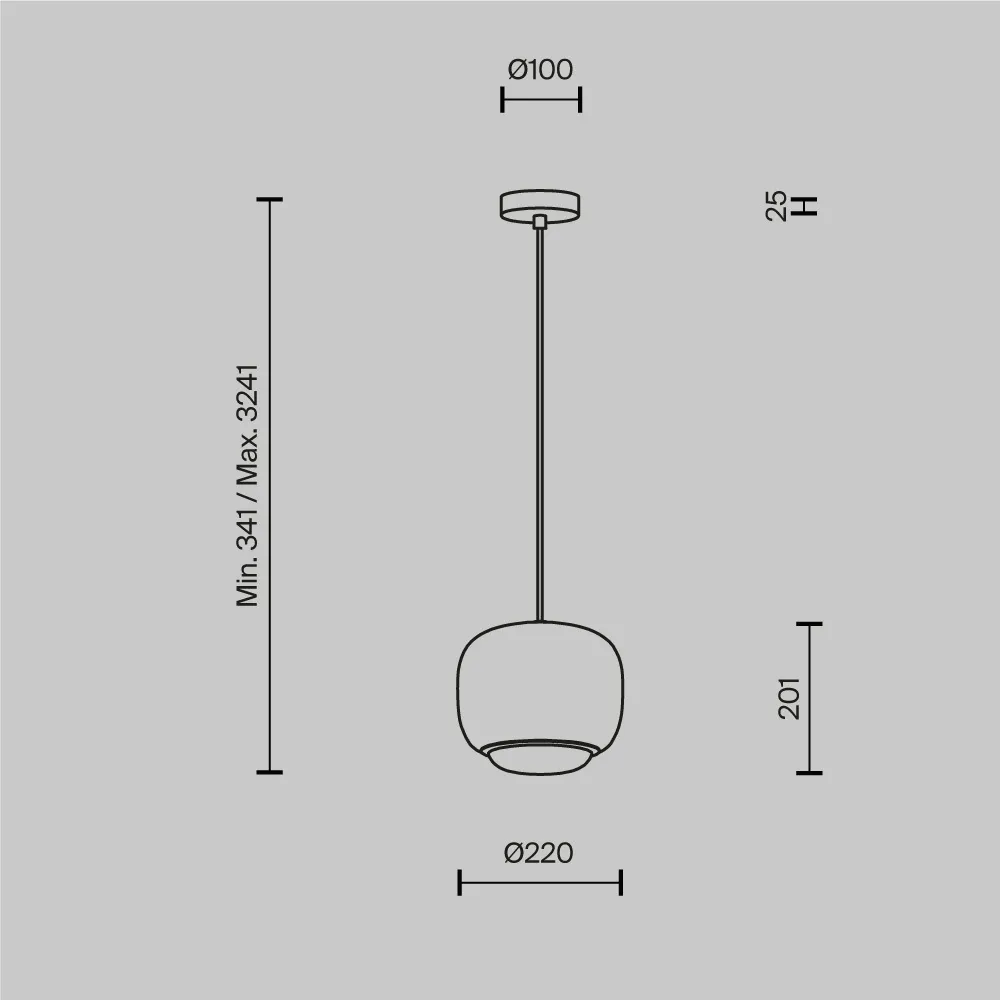 картинка Подвесной светильник Maytoni MOD466PL-L12B3K