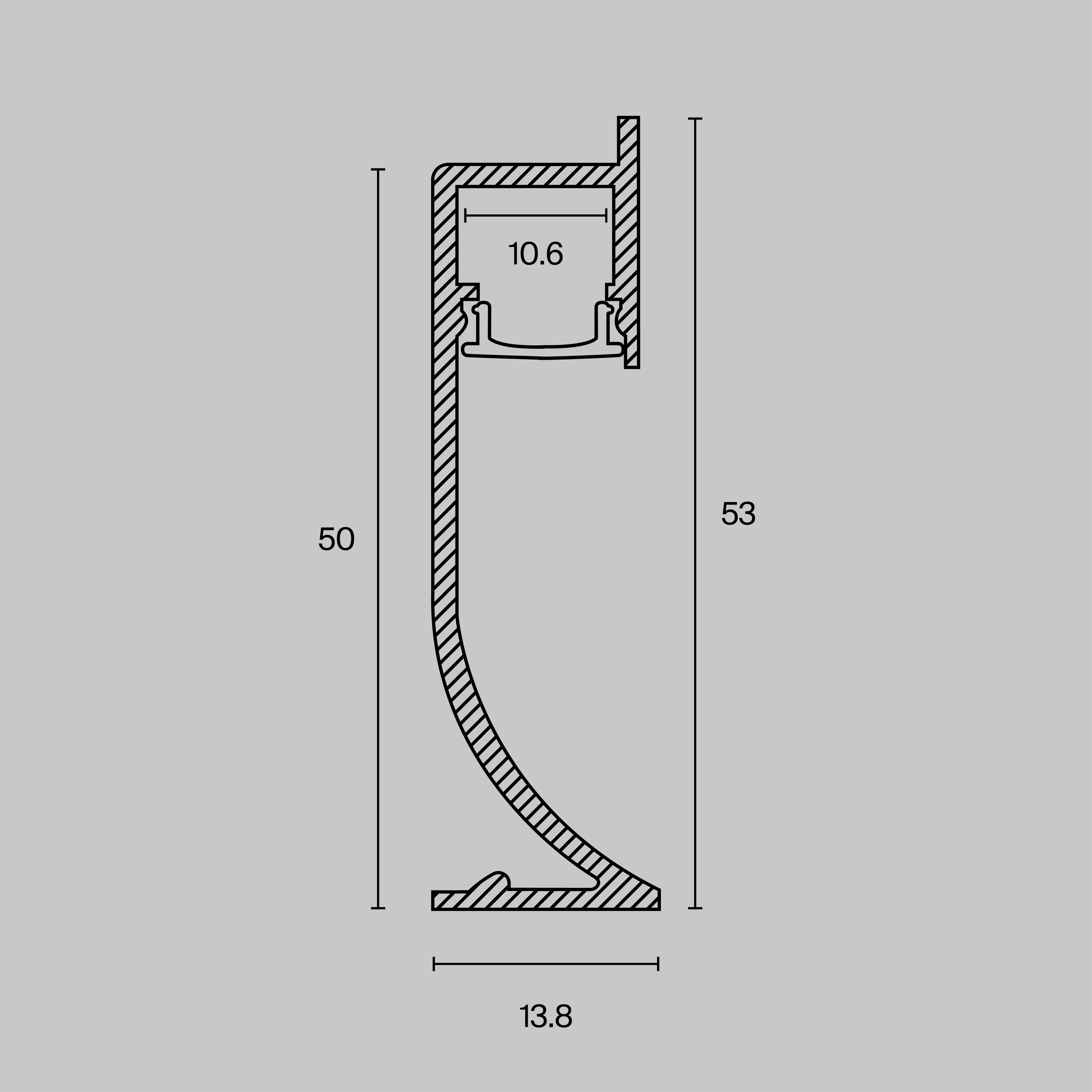 картинка Профиль Led Strip ALM-5314-S-2M