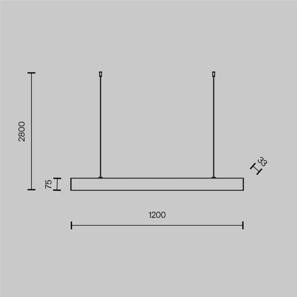 картинка Подвесной светильник Technical P051PL-L40W4K