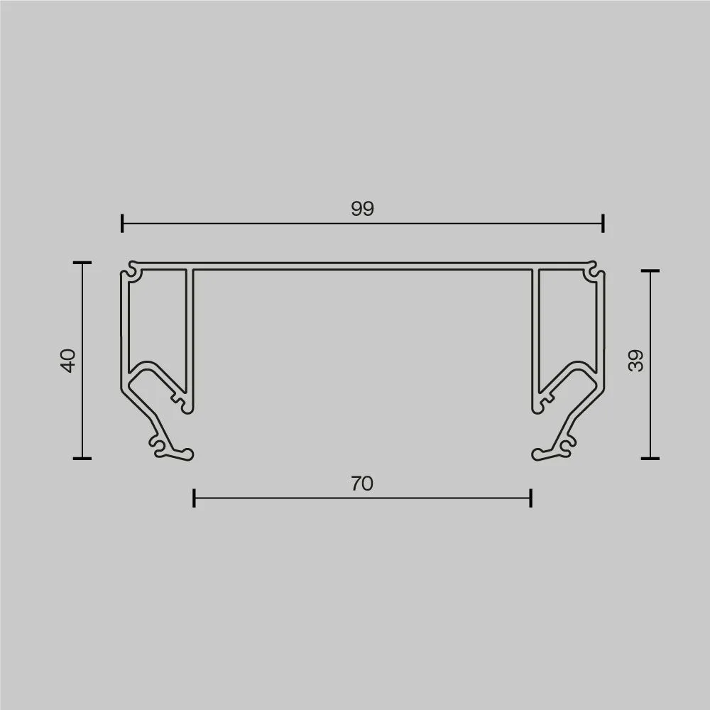 картинка Профиль Technical ALM-9940-SC-W-2M