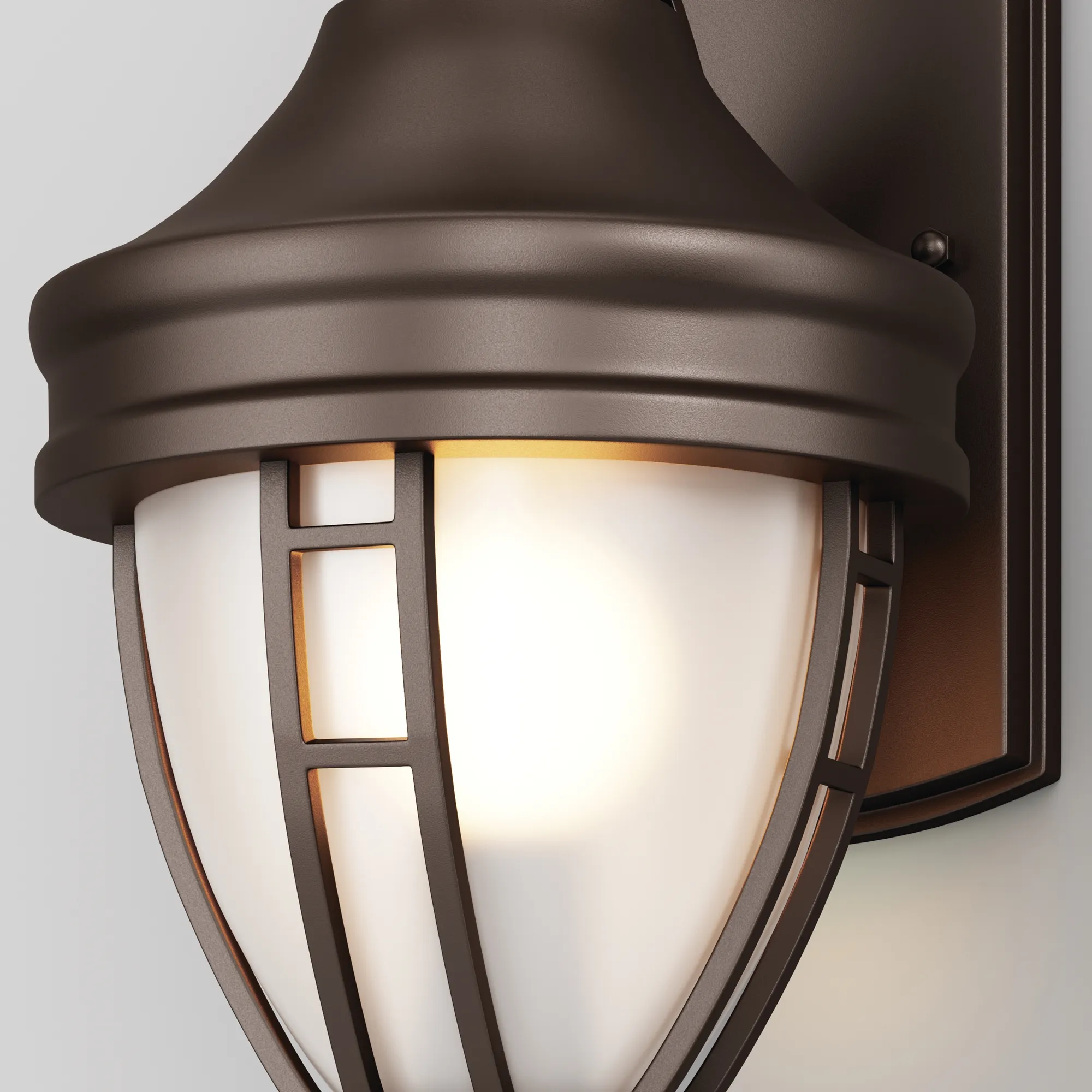 картинка Настенный светильник (бра) Outdoor O027WL-01B