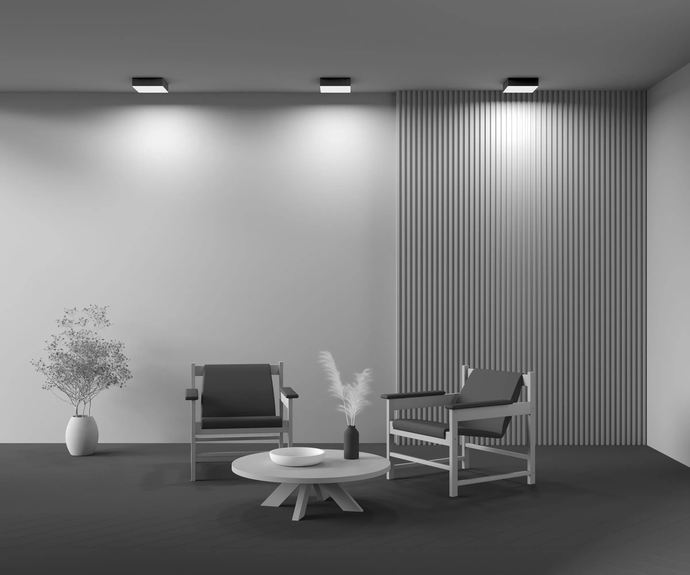 картинка Потолочный светильник Technical C032CL-24W4K-SQ-B